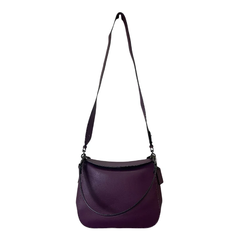 Coach tote bags with a water - resistant lining for practicalityCrossbody Designer By Coach In Purple, Size:Medium