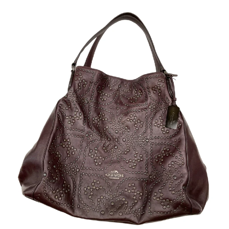 Coach Borough bags with a removable interior organizerHandbag Designer By Coach, Size: Large