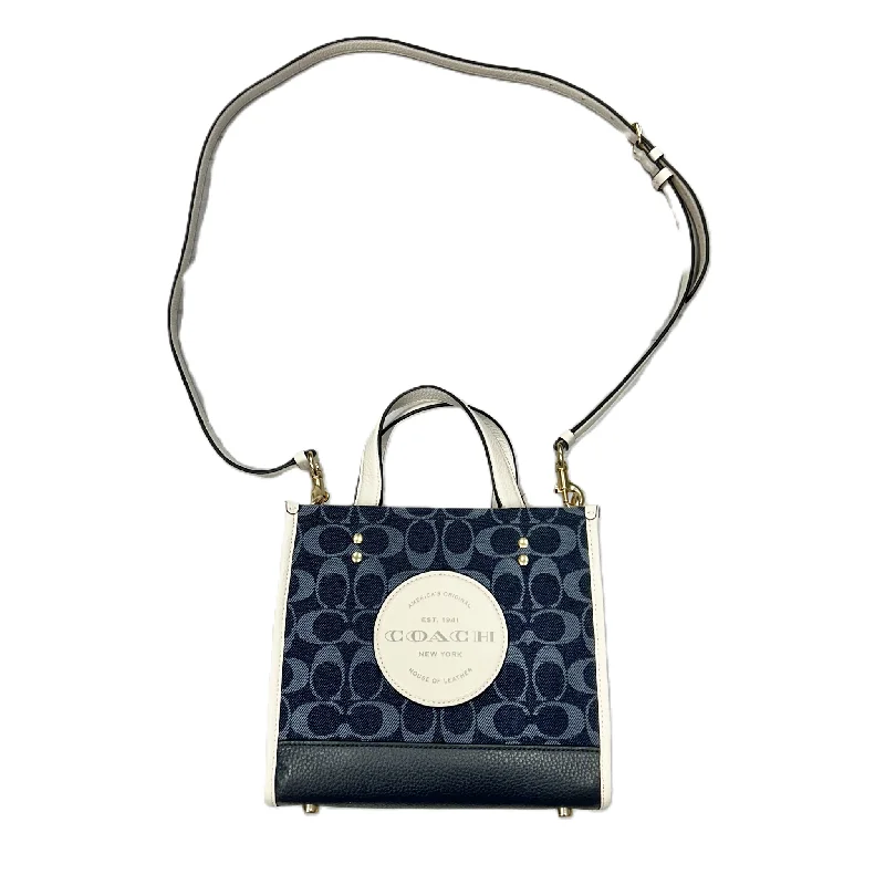 Coach Borough bags with a structured silhouette and a magnetic - snap closureCrossbody Designer By Coach, Size: Small