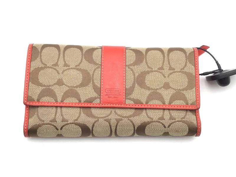 Coach Rogue bags featuring the signature C - hardware for a branded lookWallet Designer By Coach, Size: Large