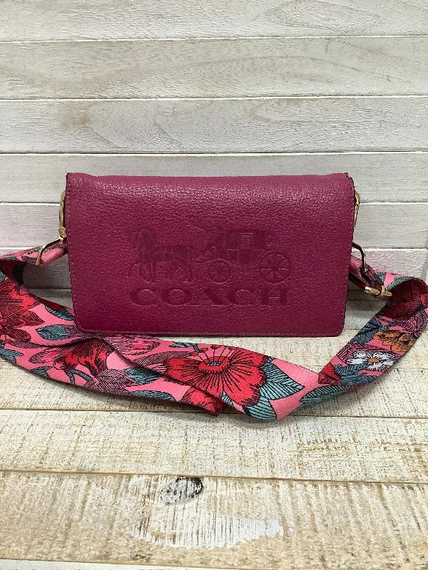 Coach handbags with a perforated leather detail for a breathable and unique designCrossbody Designer By Coach, Size: Small