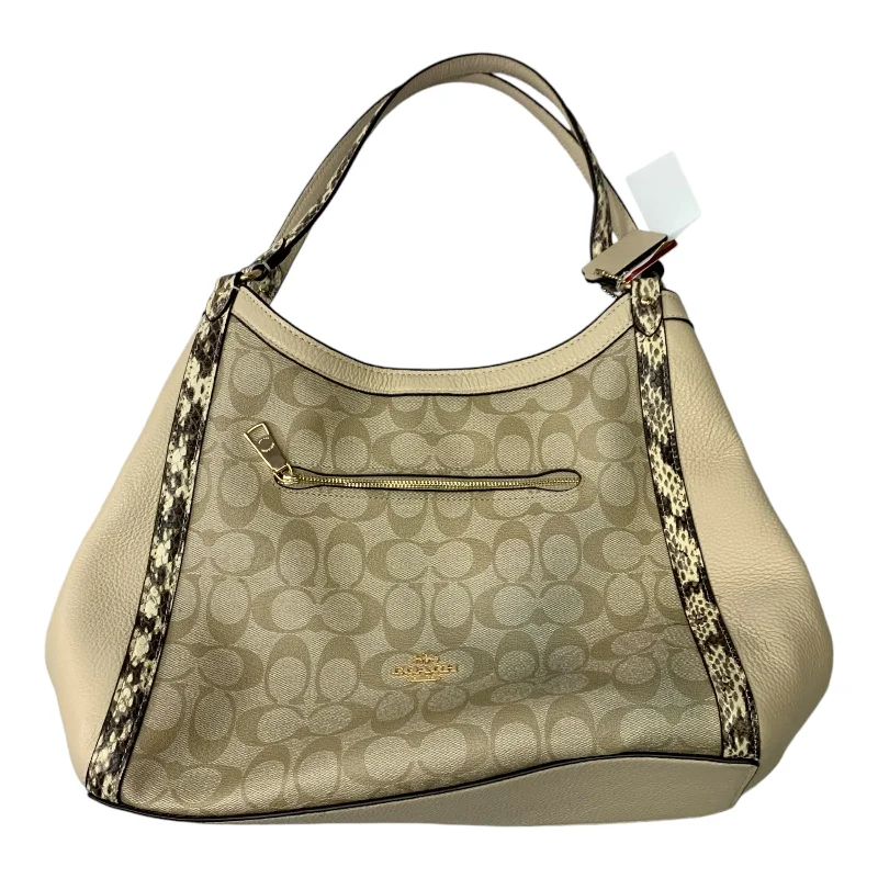 Ladies Coach Tabby bags with a textured leather surface for a more tactile lookHandbag Designer By Coach, Size: Medium