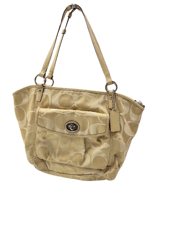 Coach bags with a zip - top closure and a front - pocket for quick accessHandbag Designer By Coach, Size: Medium